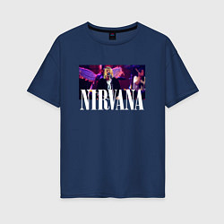 Женская футболка оверсайз NIRVANA