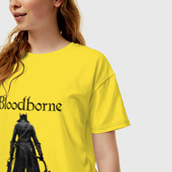 Футболка оверсайз женская Bloodborne, цвет: желтый — фото 2