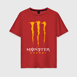 Женская футболка оверсайз MONSTER ENERGY