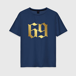 Женская футболка оверсайз 6ix9ine Gold