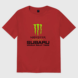 Футболка оверсайз женская MONSTER ENERGY Z, цвет: красный