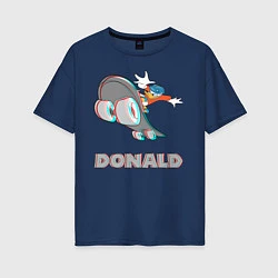 Женская футболка оверсайз Donald Skateboarding