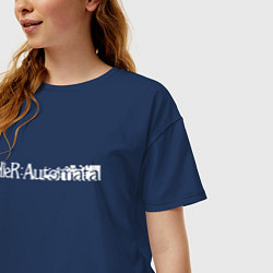 Футболка оверсайз женская Nier Automata, цвет: тёмно-синий — фото 2