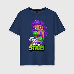 Женская футболка оверсайз Rosa Brawl Stars