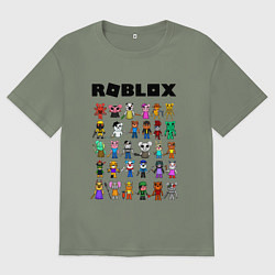 Женская футболка оверсайз ROBLOX PIGGY