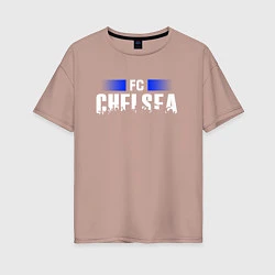 Женская футболка оверсайз FC Chelsea