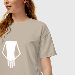 Футболка оверсайз женская Bakugo t-shirt, цвет: миндальный — фото 2