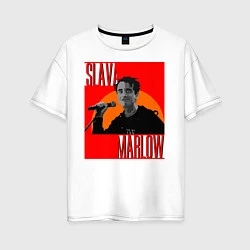 Женская футболка оверсайз SLAVA MARLOW