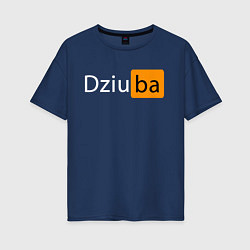 Женская футболка оверсайз Porn Hub Dziuba