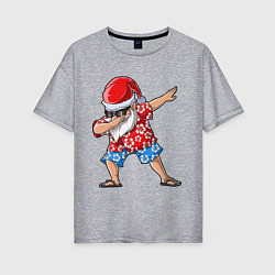 Женская футболка оверсайз Santa Dab