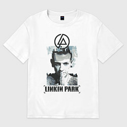 Футболка оверсайз женская Linkin Park, цвет: белый