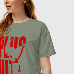 Футболка оверсайз женская PLUS ULTRA, цвет: авокадо — фото 2