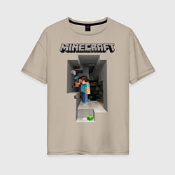 Женская футболка оверсайз Minecraft