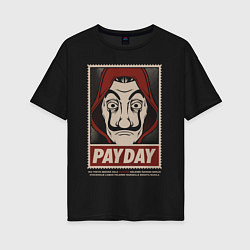 Женская футболка оверсайз Payday