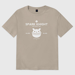 Футболка оверсайз женская Genshin Impact - Klee, цвет: миндальный