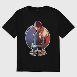 Женская футболка оверсайз Jump Force shoto todoroki