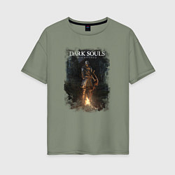 Женская футболка оверсайз Dark Souls Remastered