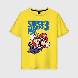 Футболка оверсайз женская Mario 3, цвет: желтый