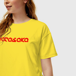 Футболка оверсайз женская ARASAKA, цвет: желтый — фото 2