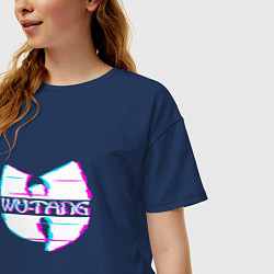 Футболка оверсайз женская Wu-Tang, цвет: тёмно-синий — фото 2