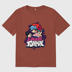 Женская футболка оверсайз Friday Night Funkin