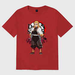 Женская футболка оверсайз РЕНГОКУ RENGOKU KNY