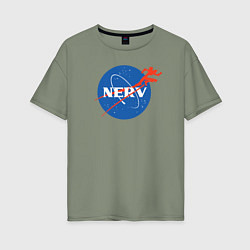 Женская футболка оверсайз Nerv