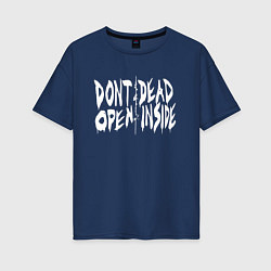 Женская футболка оверсайз DEAD INSIDE