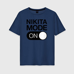 Футболка оверсайз женская Nikita Mode On, цвет: тёмно-синий