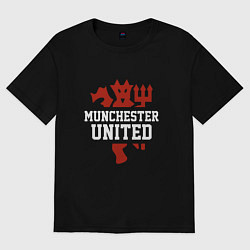 Женская футболка оверсайз Manchester United Red Devils