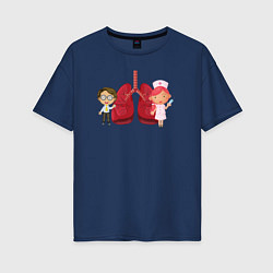 Женская футболка оверсайз Hospital Attendant Nurse Z