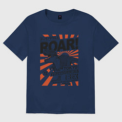 Женская футболка оверсайз ROAR Tokyo T-rex