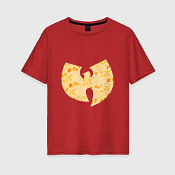 Женская футболка оверсайз Wu-Tang Cheese