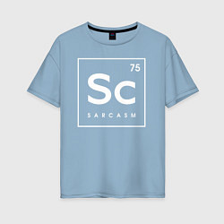 Женская футболка оверсайз Sc SARCASM