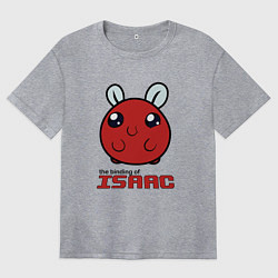 Футболка оверсайз женская The binding of isaac Monsters, цвет: меланж