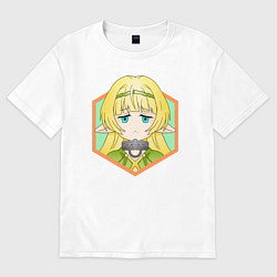 Футболка оверсайз женская Шера Гринвуд, цвет: белый