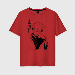 Женская футболка оверсайз Jujutsu Kaisen - Sukuna