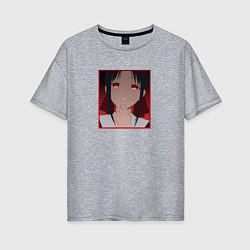 Женская футболка оверсайз Госпожа Кагуя Kaguya-sama