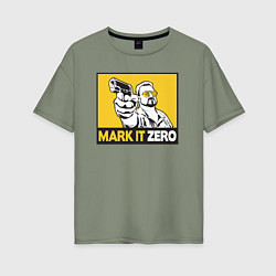 Женская футболка оверсайз Mark It Zero Большой Лебовски