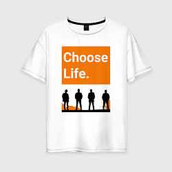 Женская футболка оверсайз Choose Life