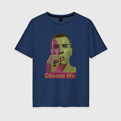 Женская футболка оверсайз Choose Life