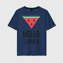 Женская футболка оверсайз HELLO SUMMER