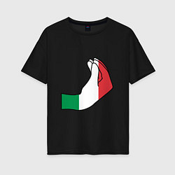 Женская футболка оверсайз Италия