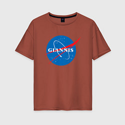Женская футболка оверсайз Giannis