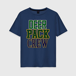 Женская футболка оверсайз Deer Pack Crew