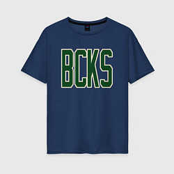Женская футболка оверсайз BCKS Bucks