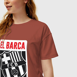 Футболка оверсайз женская El Barca, цвет: кирпичный — фото 2