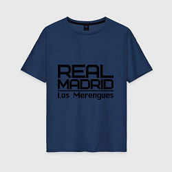 Женская футболка оверсайз Real Madrid: Los Merengues