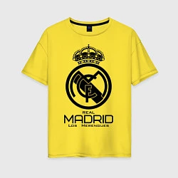 Женская футболка оверсайз Real Madrid