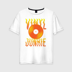 Футболка оверсайз женская Vinyl Junkie, цвет: белый